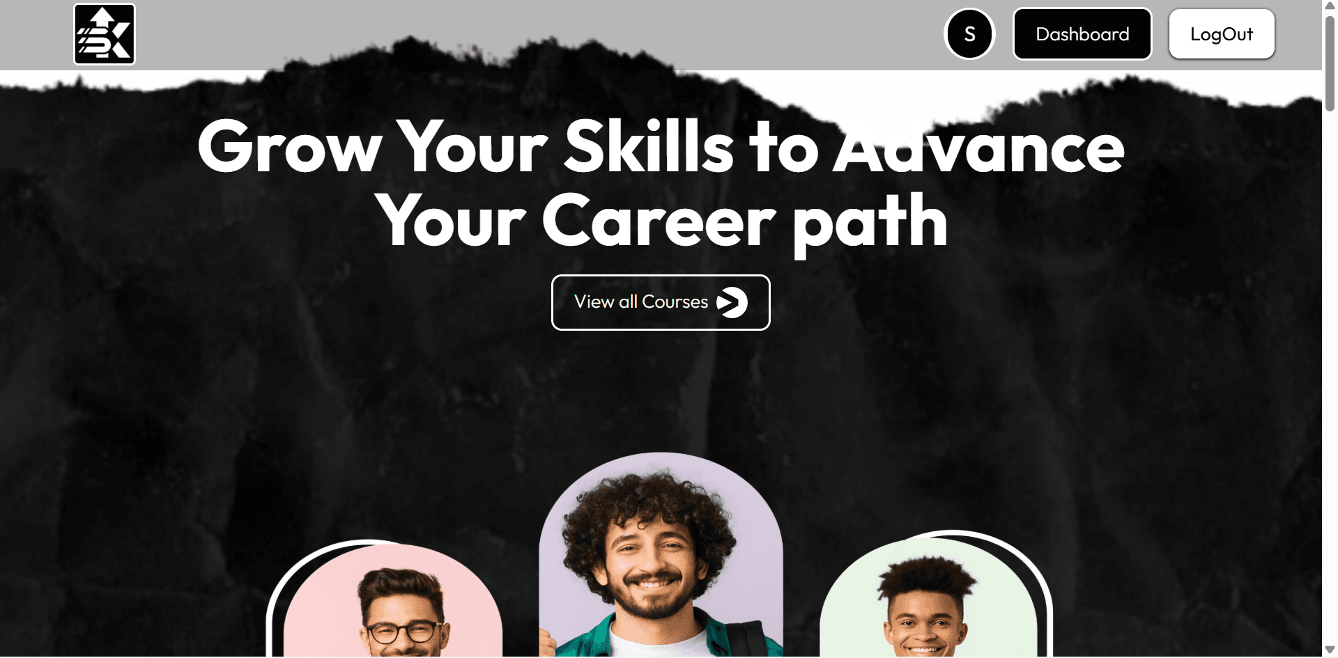 StepForwordX Learning Management System - Modern LMS platform with interactive UI built by VaniXGen